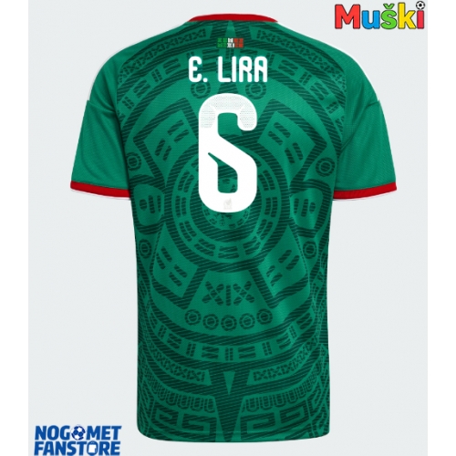 Meksiko Erik Lira #6 Domaci Dres SP 2026 Kratak Rukav